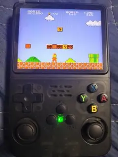 R36S ゲームコンソール クリアブラック エミュ機 128GB