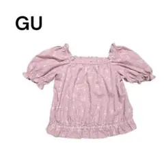 GU パフスリーブトップス