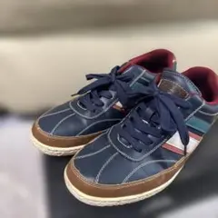 【EDWIN LIBERTO】フェイクレザー　スニーカー（26) 靴 EDWIN