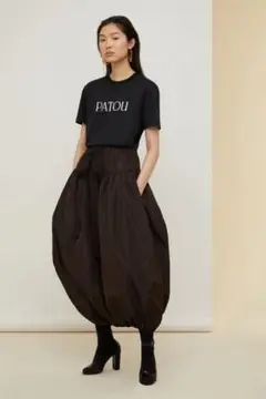 レア PATOU 環境に優しいファイユ製バブルヘム スカート 定価82.500円