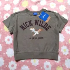 【新品・タグ付き】ズートピア 半袖Tシャツ 90 カーキ 夏