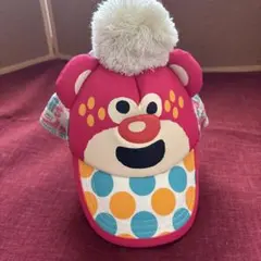 JAM クマデザインポンポン付きキャップ