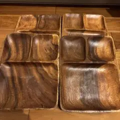 木製仕切りプレート4枚セット