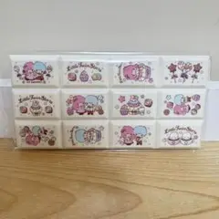 サンリオ　板チョコ風シール　キキララ　リトルツインスターズ