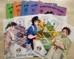 セブンイレブン　鬼滅の刃　オリジナルクリアファイル　クリアポスター　コンプリート