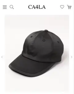CA4LA PALE CAP BLACK キャップ黒