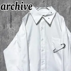 【美品】00s y2k Archive 長袖 シャツ グランジ ロック V系