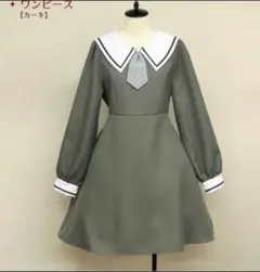新品未使用　Amavel アマベル　ワンピース　セーラー　カーキー