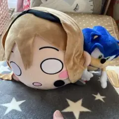 ラブライブ　セガ　ハイパージャンボ寝そべりぬいぐるみ　花丸＆ソニック