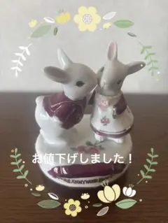 ANNYWOOD ウサギ 陶器 置物　オルゴール
