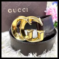GUCCI オールドグッチ ベルト ヴィンテージ ダークブラウン