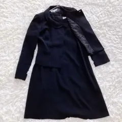 美品✨LIBERA BLACK ブラックフォーマル 礼服 喪服 9号 ワンピース