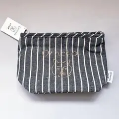 Orneko BY CLIP 塩川いづみ　刺繍ポーチ オルネ ド フォイユ