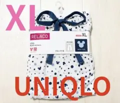 ●新品●ユニクロレディース●ディズニー●リラコパンツルームウェア●ホワイト●XL