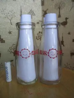 森永乳業　森永牛乳　レトロ瓶　牛乳瓶