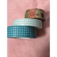 マスキングテープ チェック柄 カモフラージュ