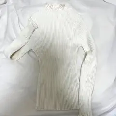 白 トップス タートル