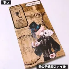 おすそ分け蛇腹ファイル 男の子 ヴィンテージ アンティーク コラージュ素材 収納