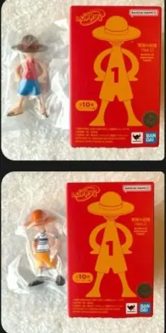 LUFFY's 冒険の記憶 Vol.1　ルフィ　ナミ　東の海　フィギュアセット