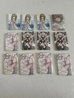 イラストレーター 緜　DMM スクラッチ　スクエア缶バッジ