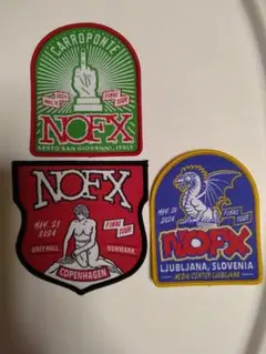 NOFX ノーエフ会場限定(横浜) Patch パッチ刺繍ワッペン 公式品 imgrc0070132720.jpg