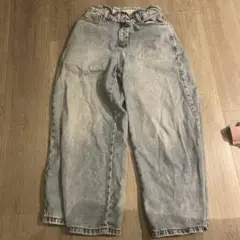 GU ライトブルー 長ズボン 150