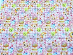 ダッフィー♥ステラルー♥リーナベル♥はぎれ♥約50✖️140♥ポリコットン