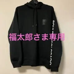 CAMP7 ブラック フード付きパーカー S