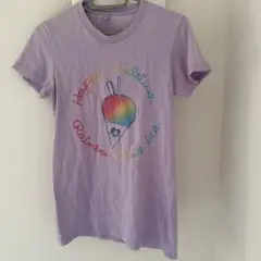 American Apparel ラベンダー Tシャツ