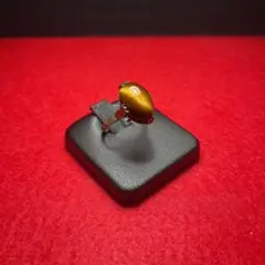 【ヴィンテージ】10号 ストーンリング シルバー刻印 アンティーク r2