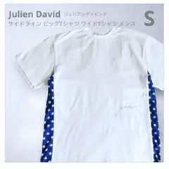 大幅値下げ☆ジュリアンデイヴィッド＊サイドライン ビッグ ワイドTシャツ S