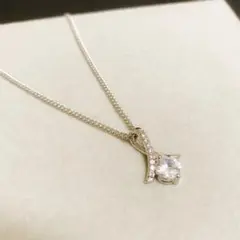 新品未使用品g☆安心メルカリ便☆シルバーネックレス☆レディース☆