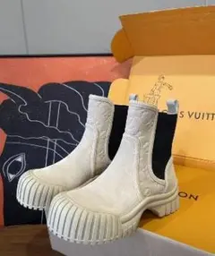 Louis Vuitton ホワイト ブーティ