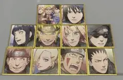 豆ガシャ色紙 NARUTO ナルト 疾風伝 第三弾 全10種 ガチャ