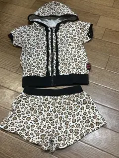 かわいい　ヒョウ柄セット　110 ③