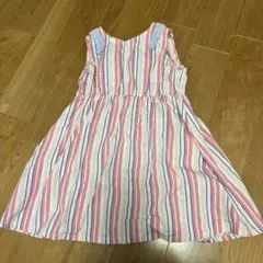 apres les coursストライプ ノースリーブワンピース 100cm
