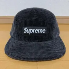ほぼ新品 Supreme Corduroy Camp Cap ブラック 25ss
