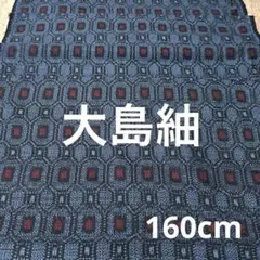 大島紬 着物 054 はぎれ 紬 アンティーク 生地 布 ハギレ古布 本場大島紬