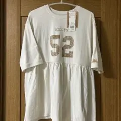 KLTY ✖️Samansa ギャザーチュニックTシャツ【新品】