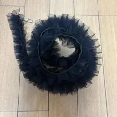 チュールストラップ ブラック