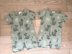 【双子】 H&M ライオン・キングロンパース 92cm