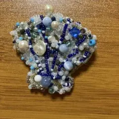 ビーズ刺繍ハンドメイドブローチ5