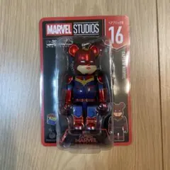 MARVELハッピーくじ　 ベアブリック 16番 キャプテンマーベル