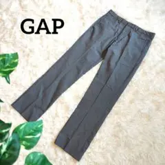 ギャップ スラックス テーパードパンツ オフィス 通勤 綿100％ レディース