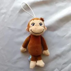 おさるのジョージ　マスコット　みんなといっしょ　ぬいぐるみ　キーホルダー
