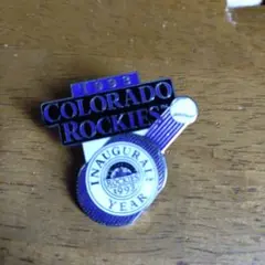 1993 Colorado Rockies Inaugural Year ピン