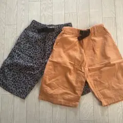 【2枚組】GLOBAL WORK ハーフパンツ 140cm
