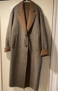 1回着 CLANE NEP TWEED RIVER COAT サイズ1 ベージュ