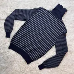 Martin Margiela マルジェラ タートルネック ニット ボーダー S