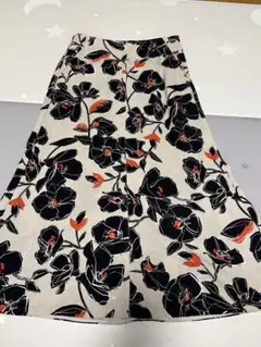 【Ballsey】フラワープリント フレアスカート